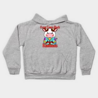 Even cows rocks kimonos Kids Hoodie